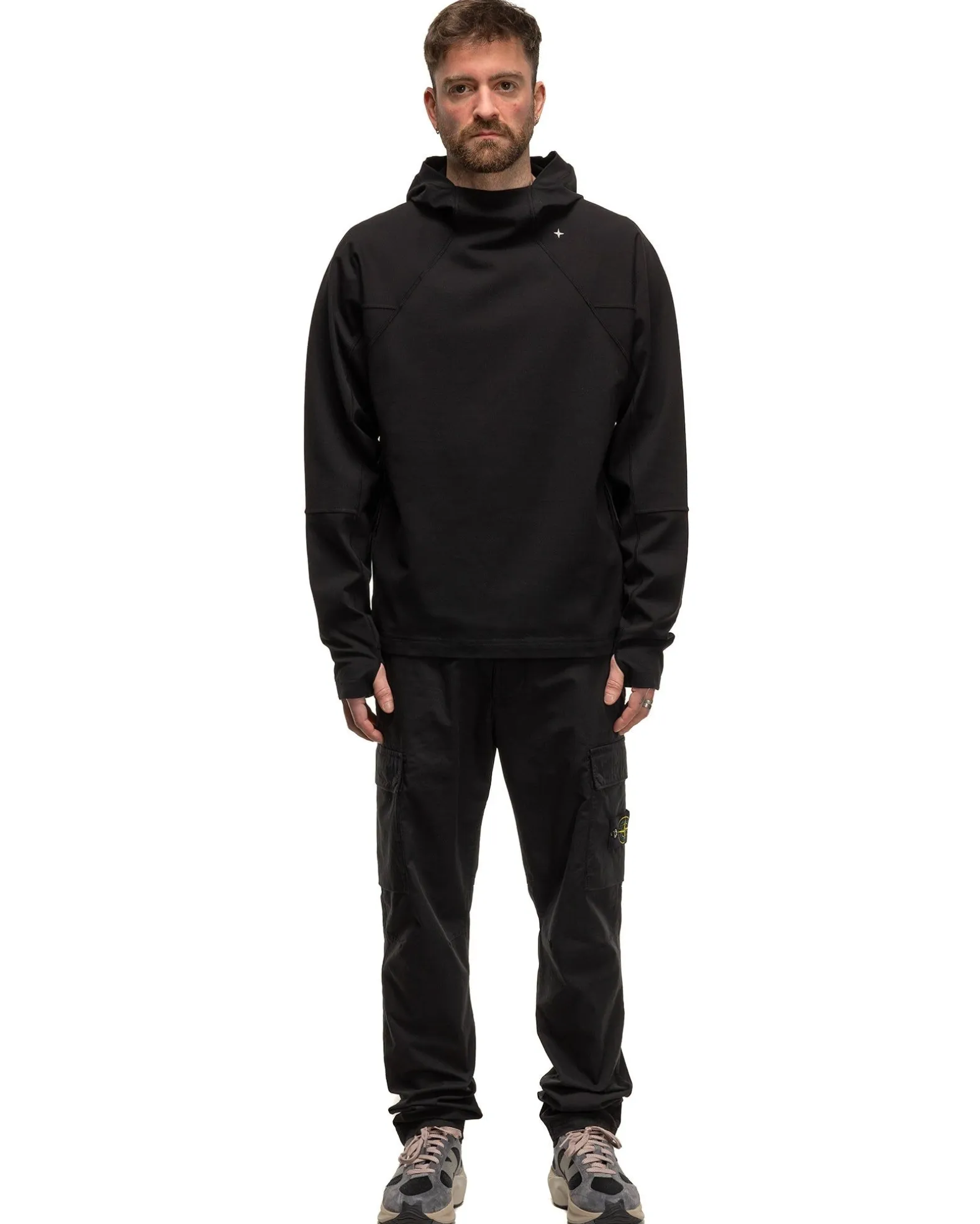 Stellina Hooded Sweatshirt Black