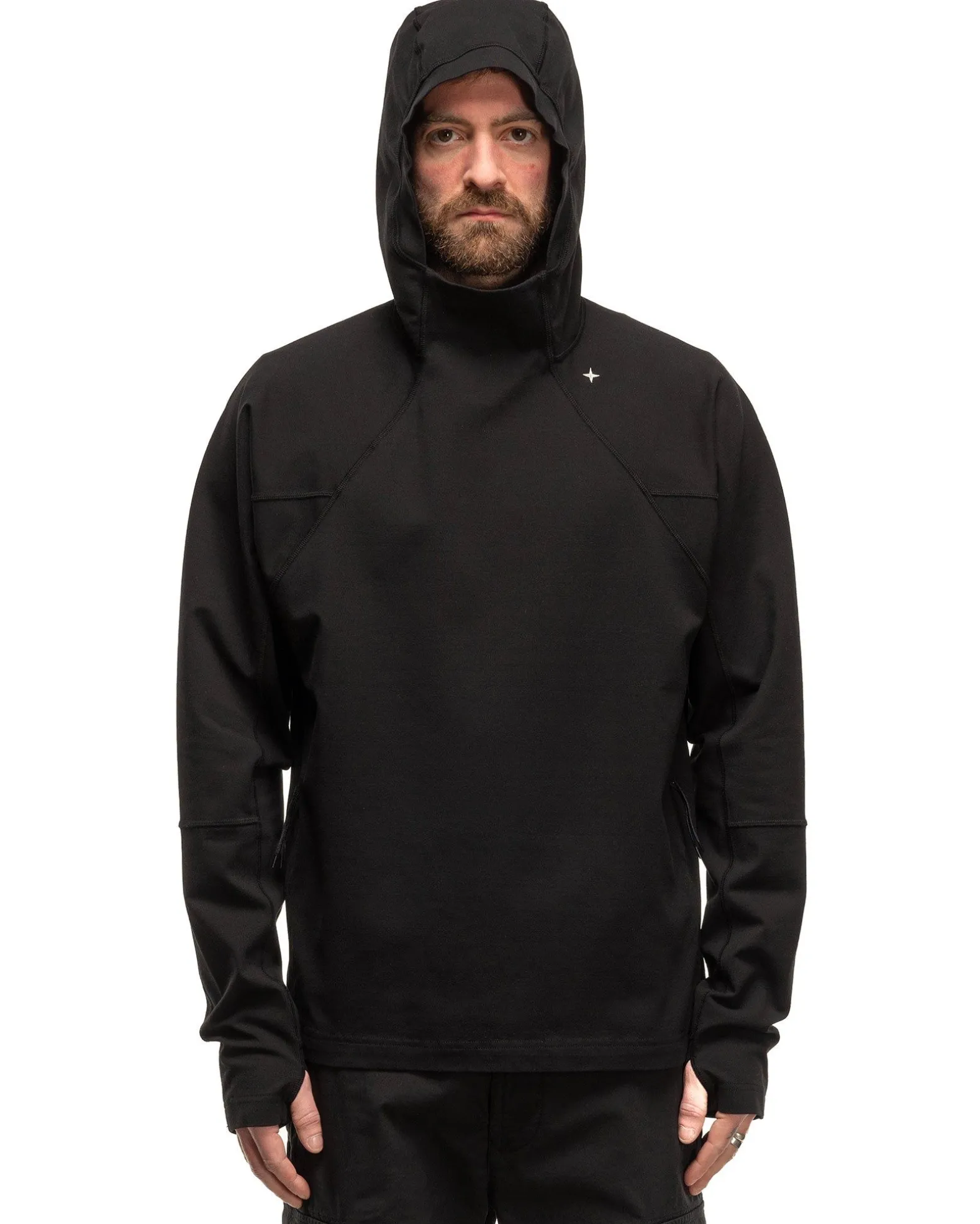 Stellina Hooded Sweatshirt Black