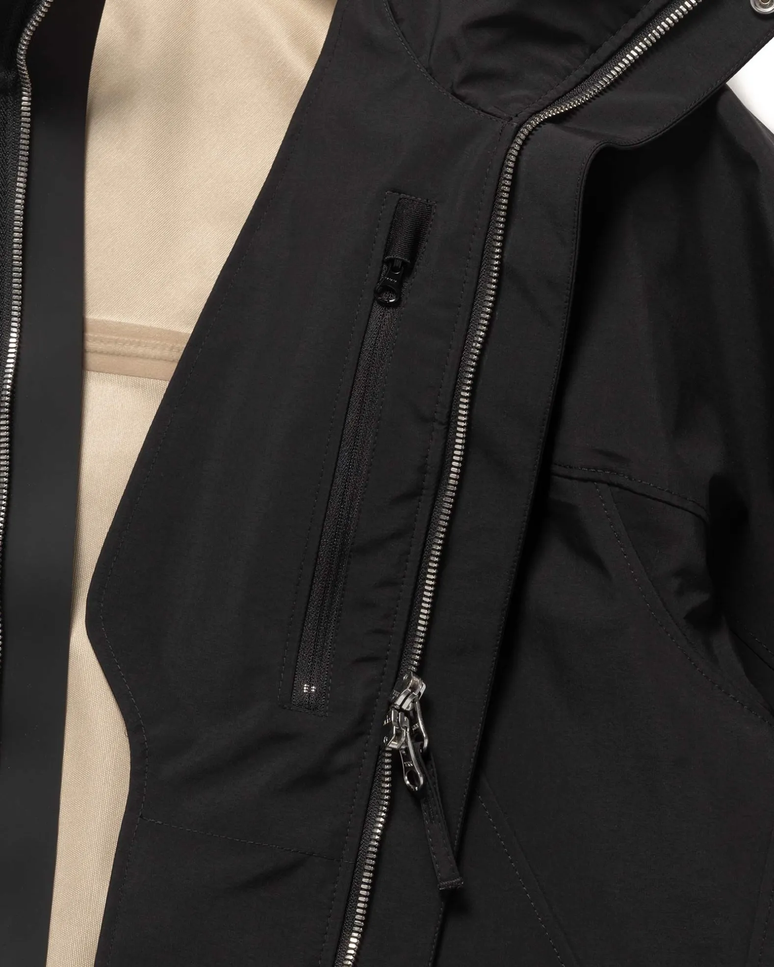 Stellina 3L Nylon Shell Jacket Black