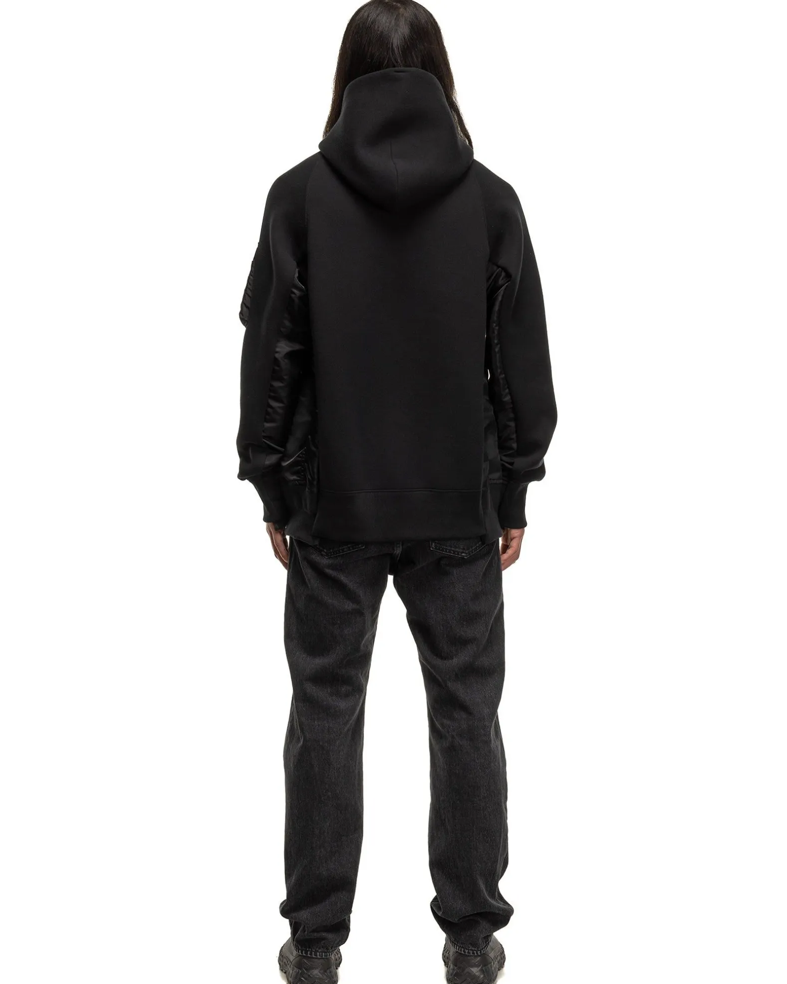 Straight Denim Pants Black