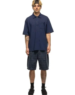 Sunset Short Cl Windowpane Navy