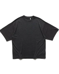 Super Soft Merino Tenjiku Halfsleeve Tee Charcoal