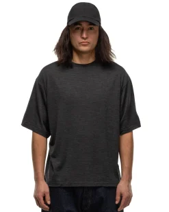 Super Soft Merino Tenjiku Halfsleeve Tee Charcoal