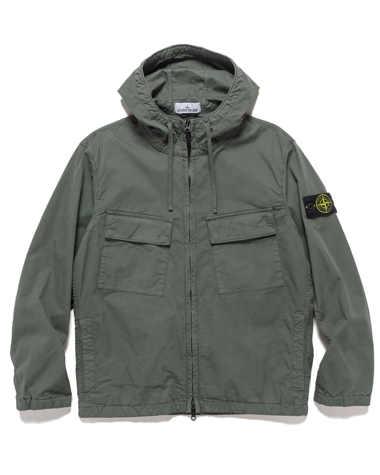 Supima® Cotton Twill Stretch-Tc Hooded Blouson Musk