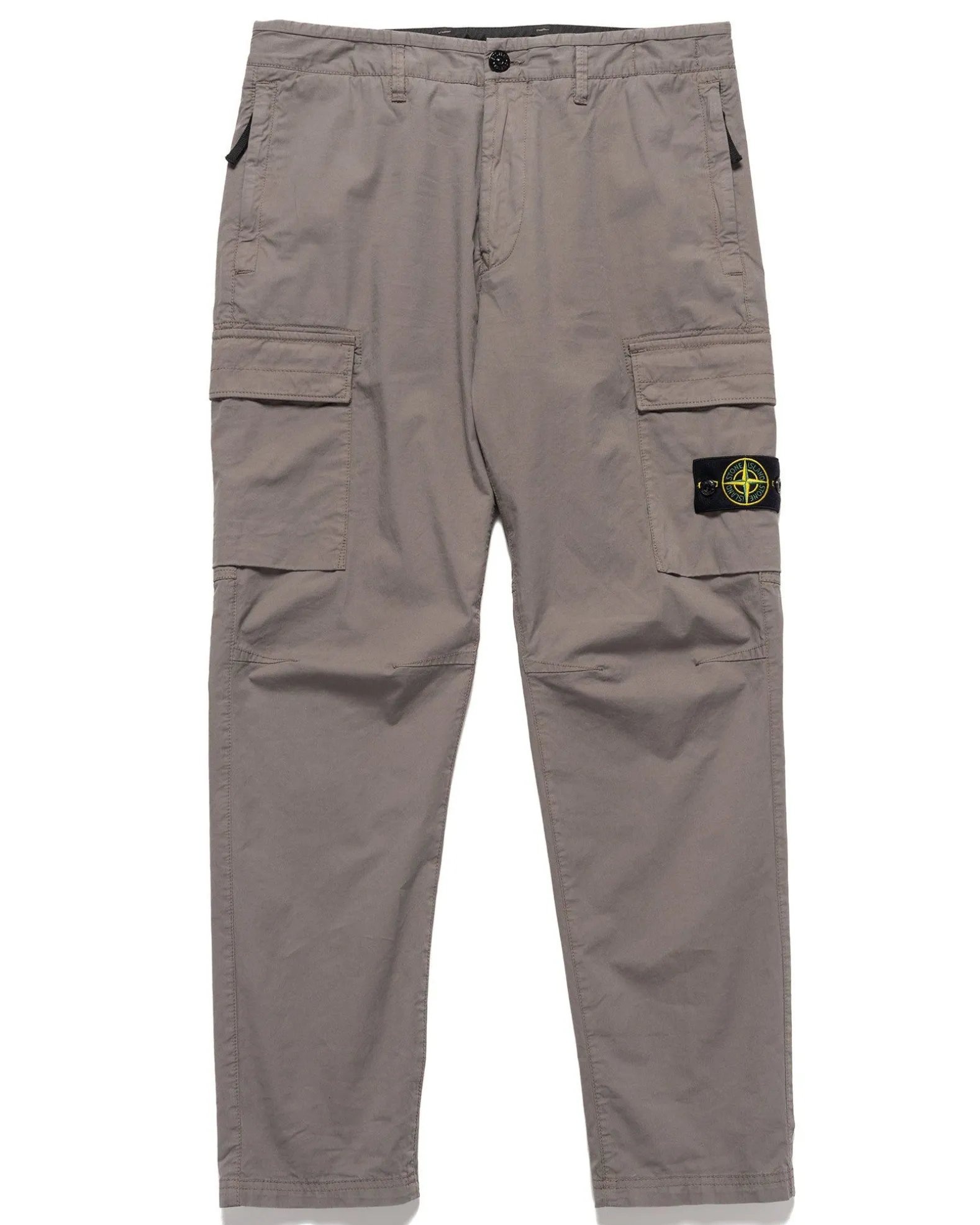Supima® Cotton Twill Stretch-Tc Regular Fit Cargo Pants Dove Grey