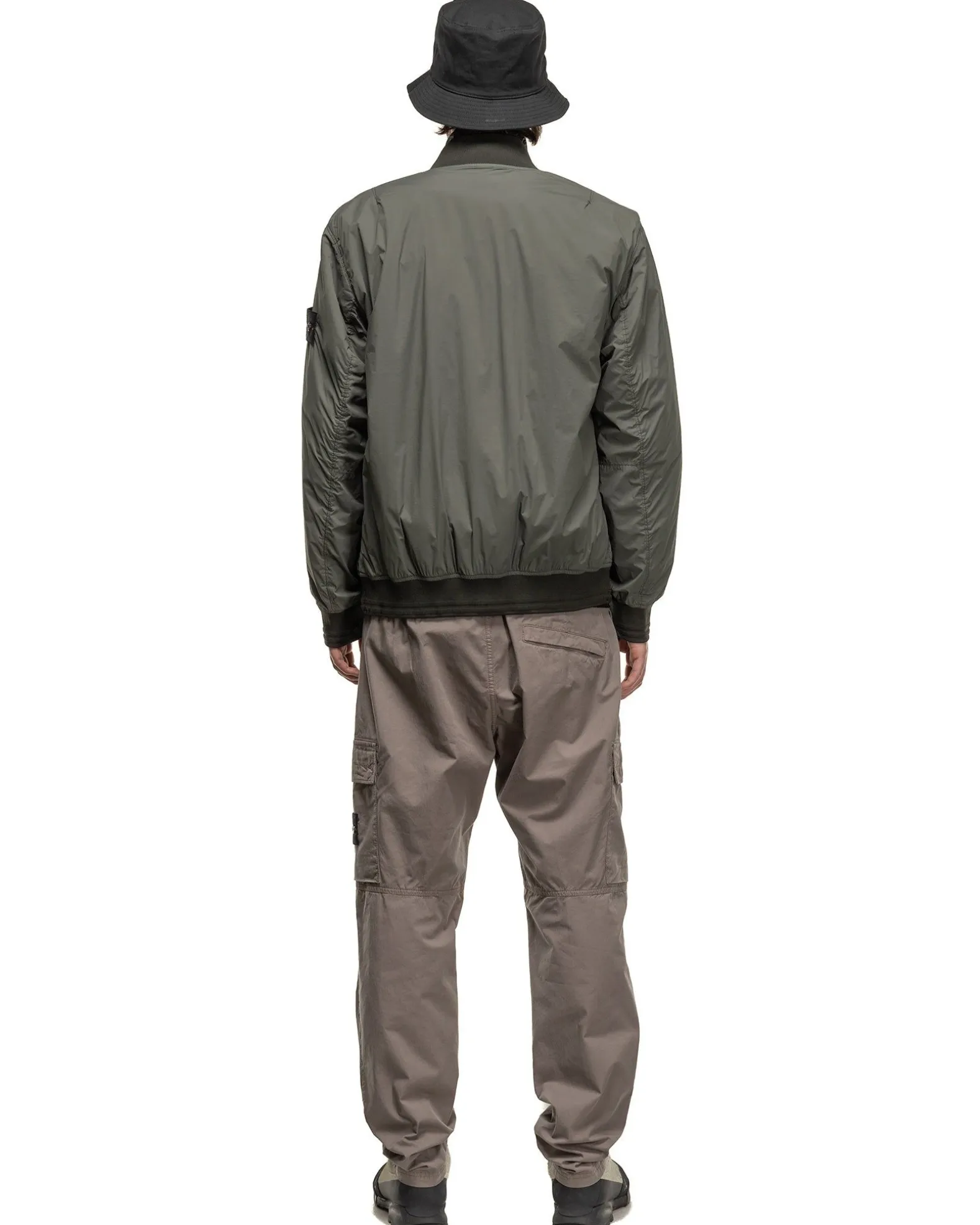 Supima® Cotton Twill Stretch-Tc Regular Fit Cargo Pants Dove Grey