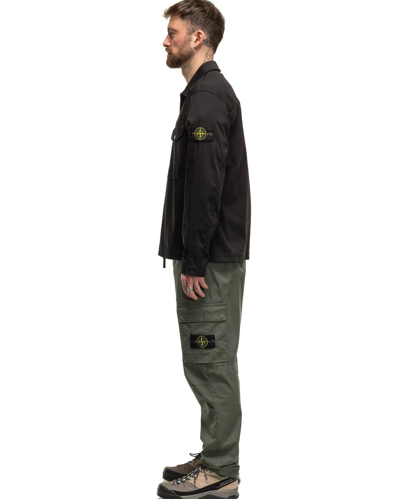 Supima® Cotton Twill Stretch-Tc Regular Fit Cargo Pants Musk
