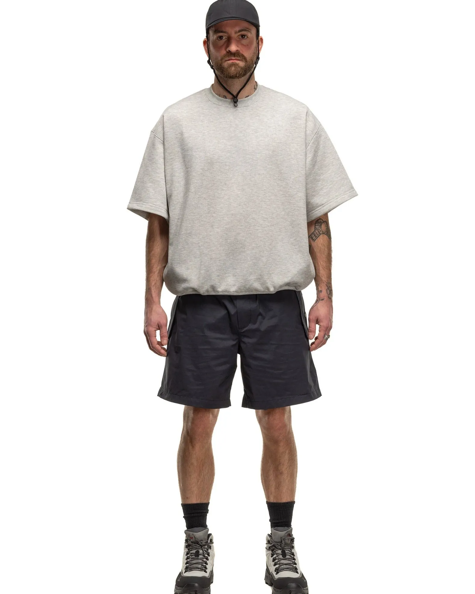 Tech Sweat Crew S/S Ash