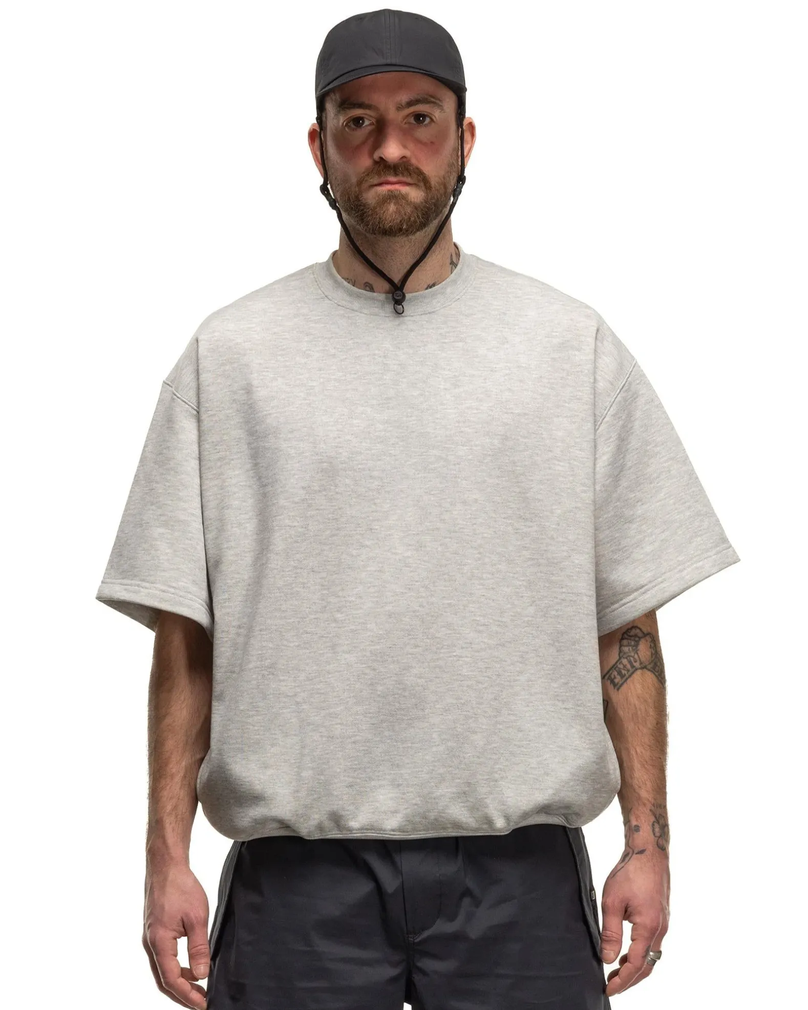 Tech Sweat Crew S/S Ash