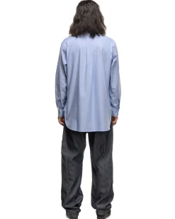 19Th Century Bd Shirt Cotton Oxford Blue