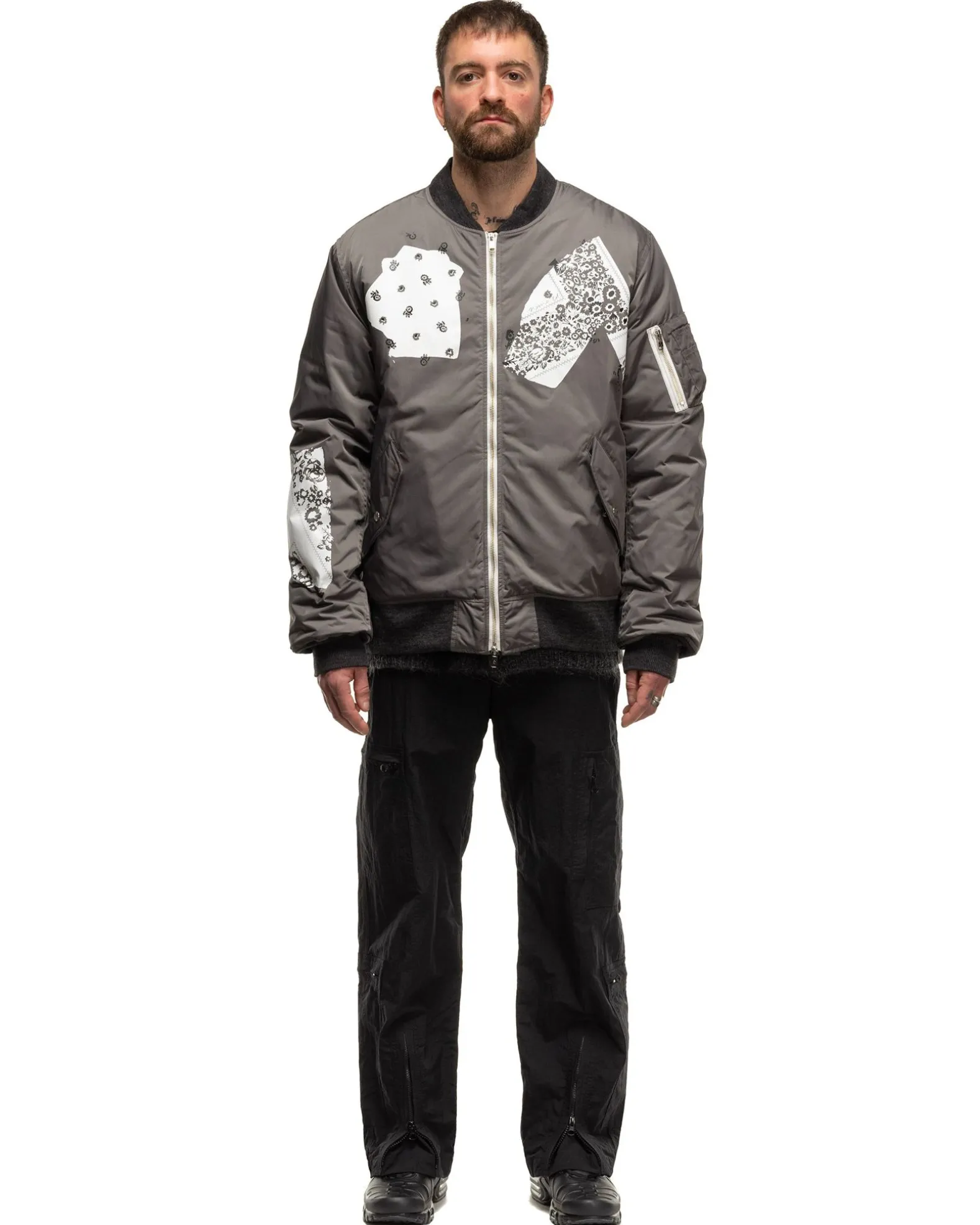 The Signal Flight Jacket Grey