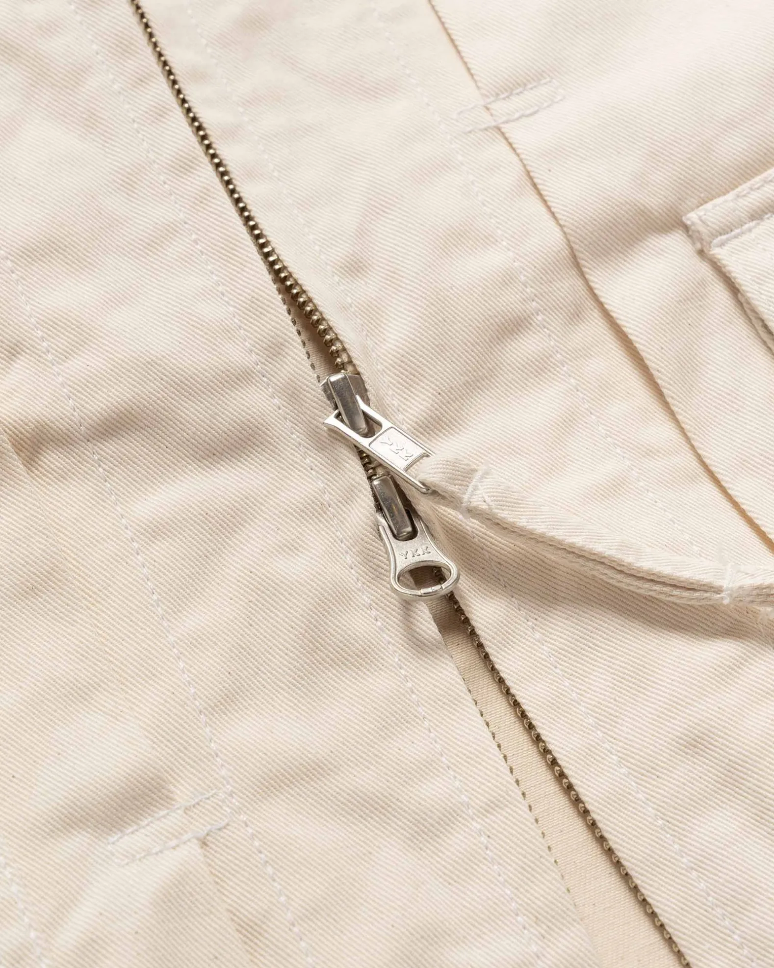 Trucker Jacket Chino Twill Natural
