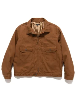 Trucker Jacket 12Oz Duck Canvas Brown