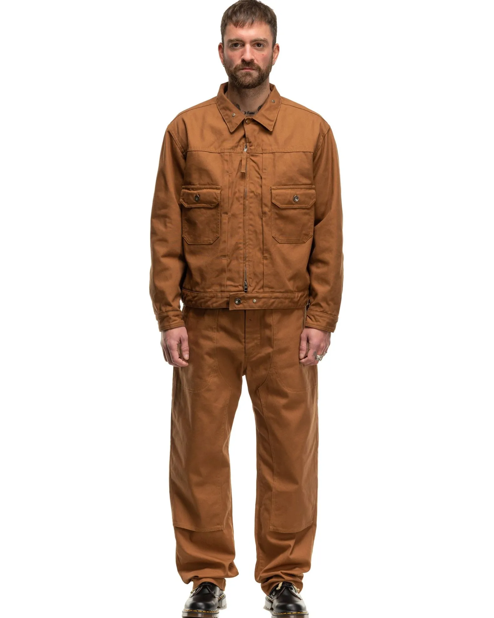 Trucker Jacket 12Oz Duck Canvas Brown