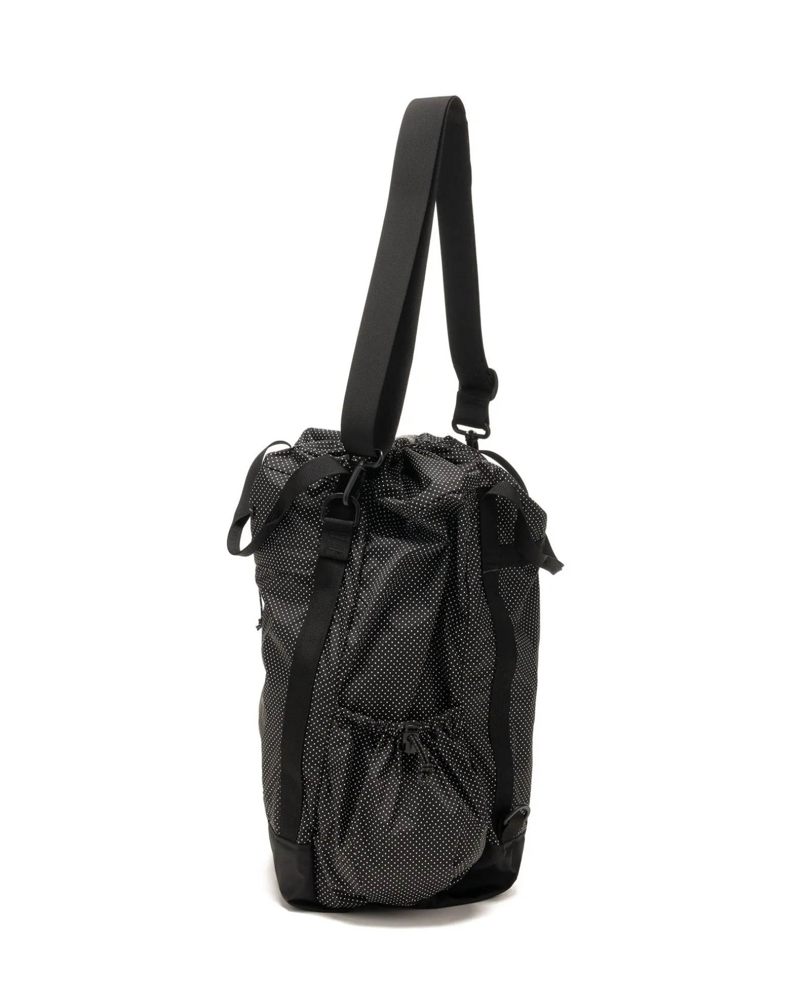 Ul 3 Way Bag Black Polyfiber Polka Dot