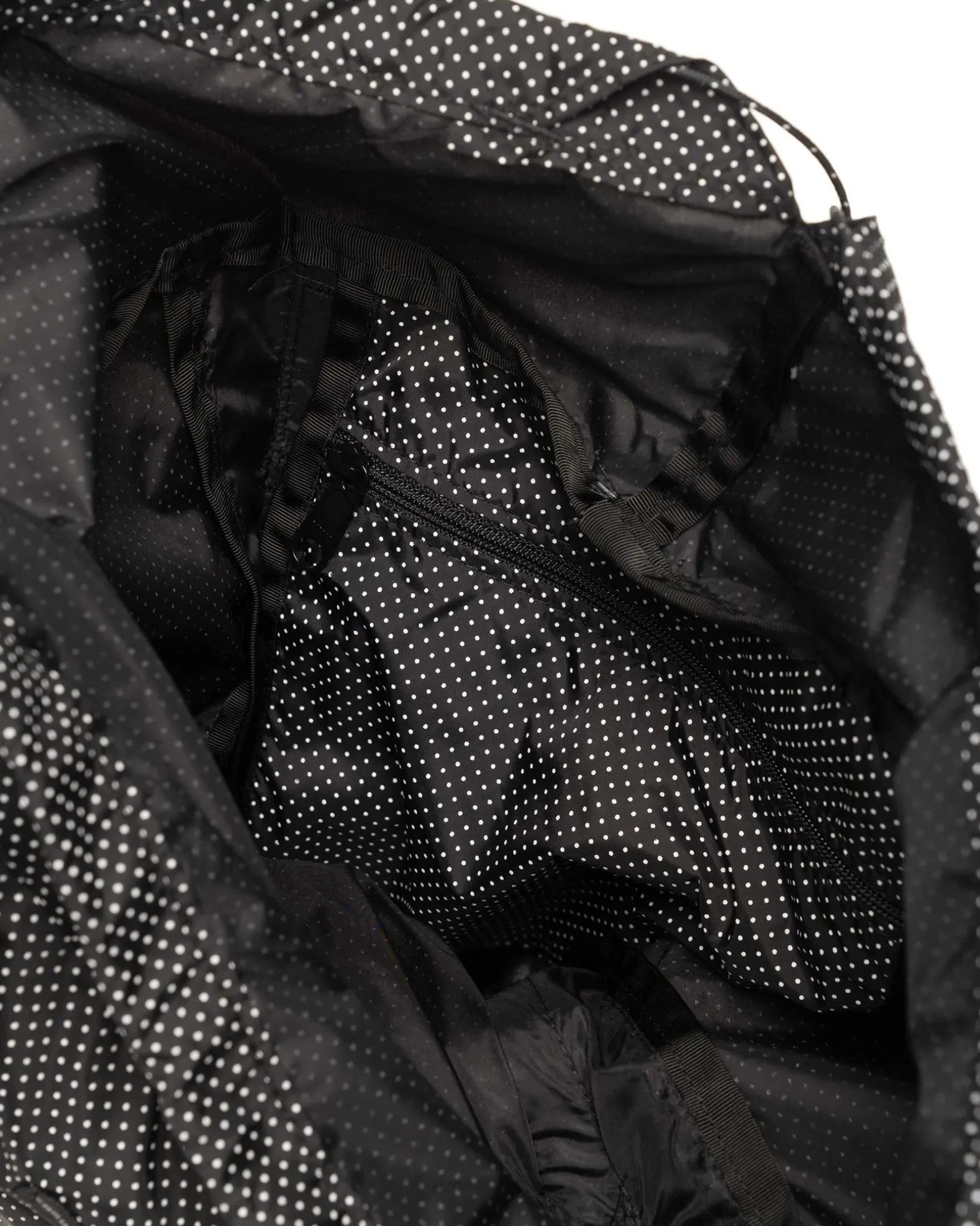 Ul 3 Way Bag Black Polyfiber Polka Dot