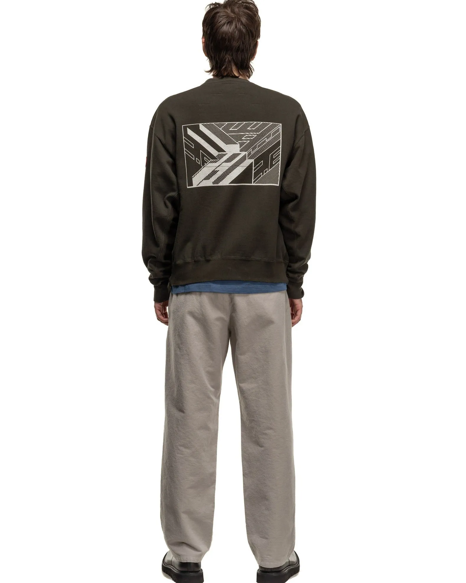Washed Dimensions Crew Neck Black