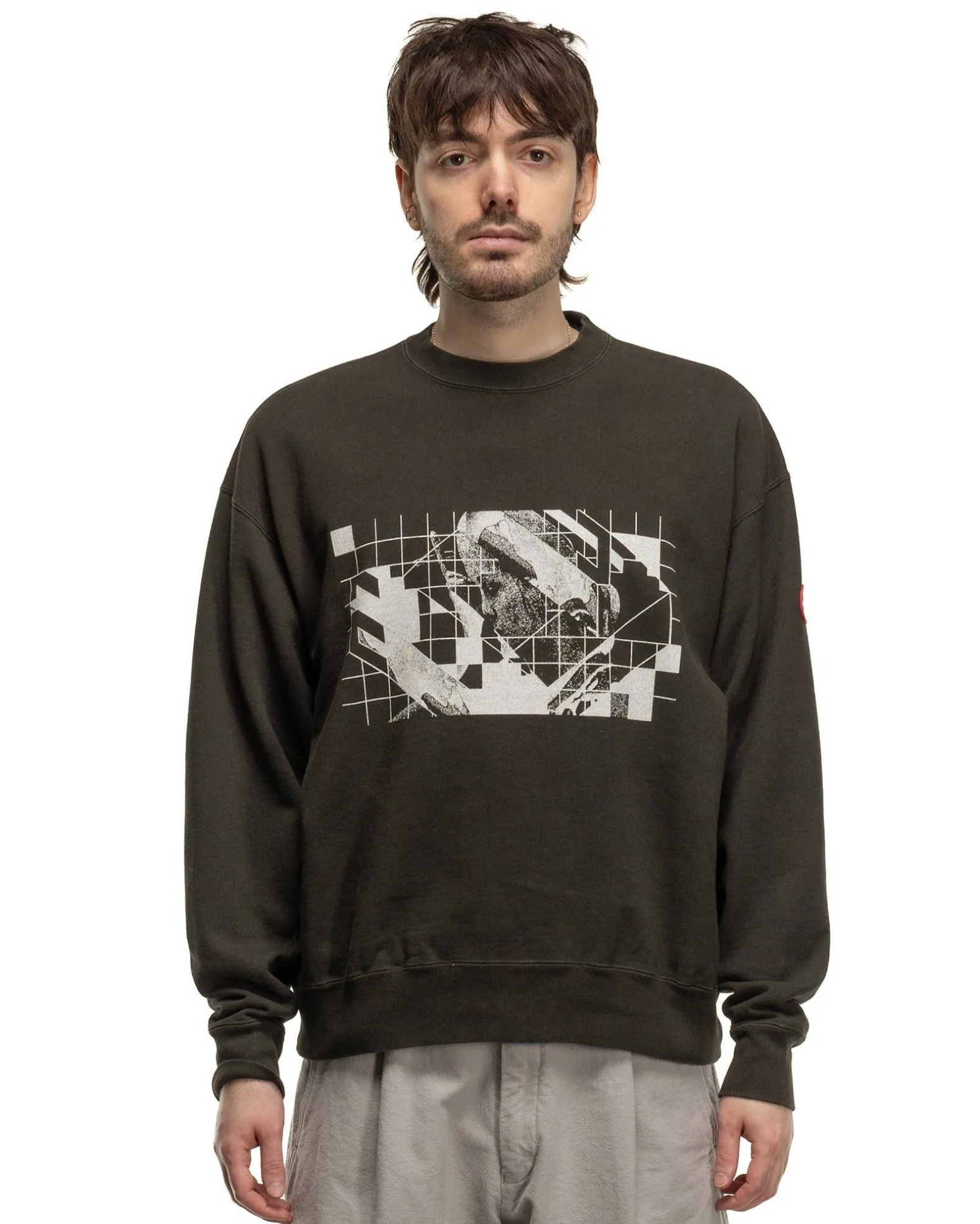 Washed Dimensions Crew Neck Black