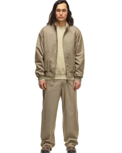 Washed Finx Silk Chambray Belted Pants Grey Chambray
