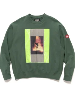 Washed Vs 8B Crew Neck Green