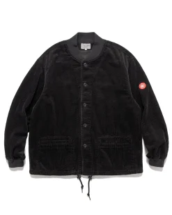 6W Cord Button Up Jacket Black