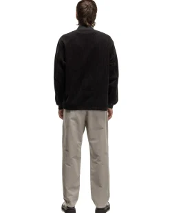 6W Cord Button Up Jacket Black