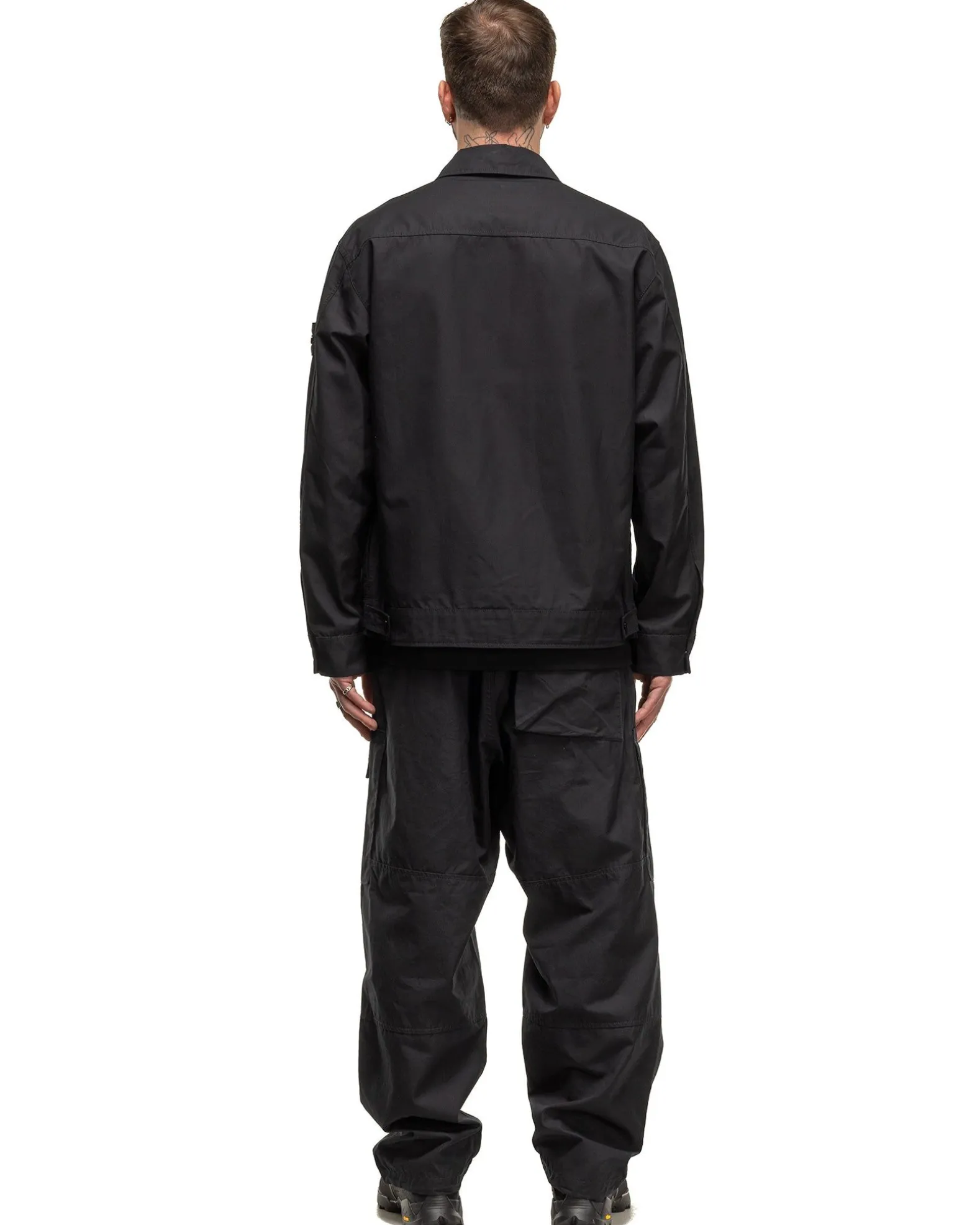 Weatherproof Cotton Canvas Ghost Piece Field Jacket Black