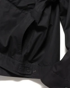Weatherproof Cotton Canvas Ghost Piece Field Jacket Black