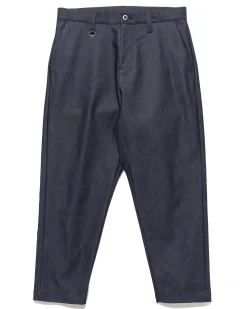Wide Cropped Pants Indigo