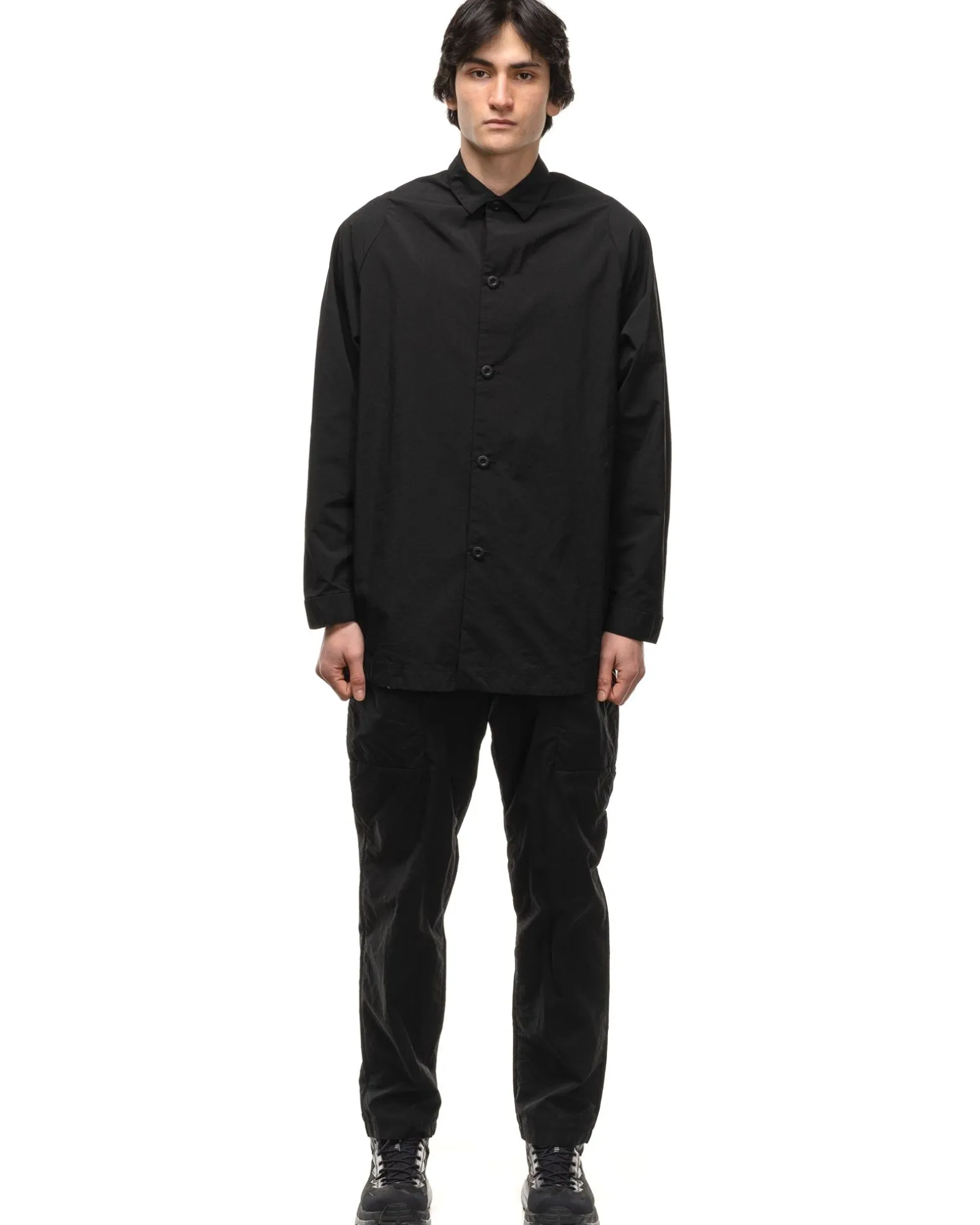 Wide Shirt Packable Black