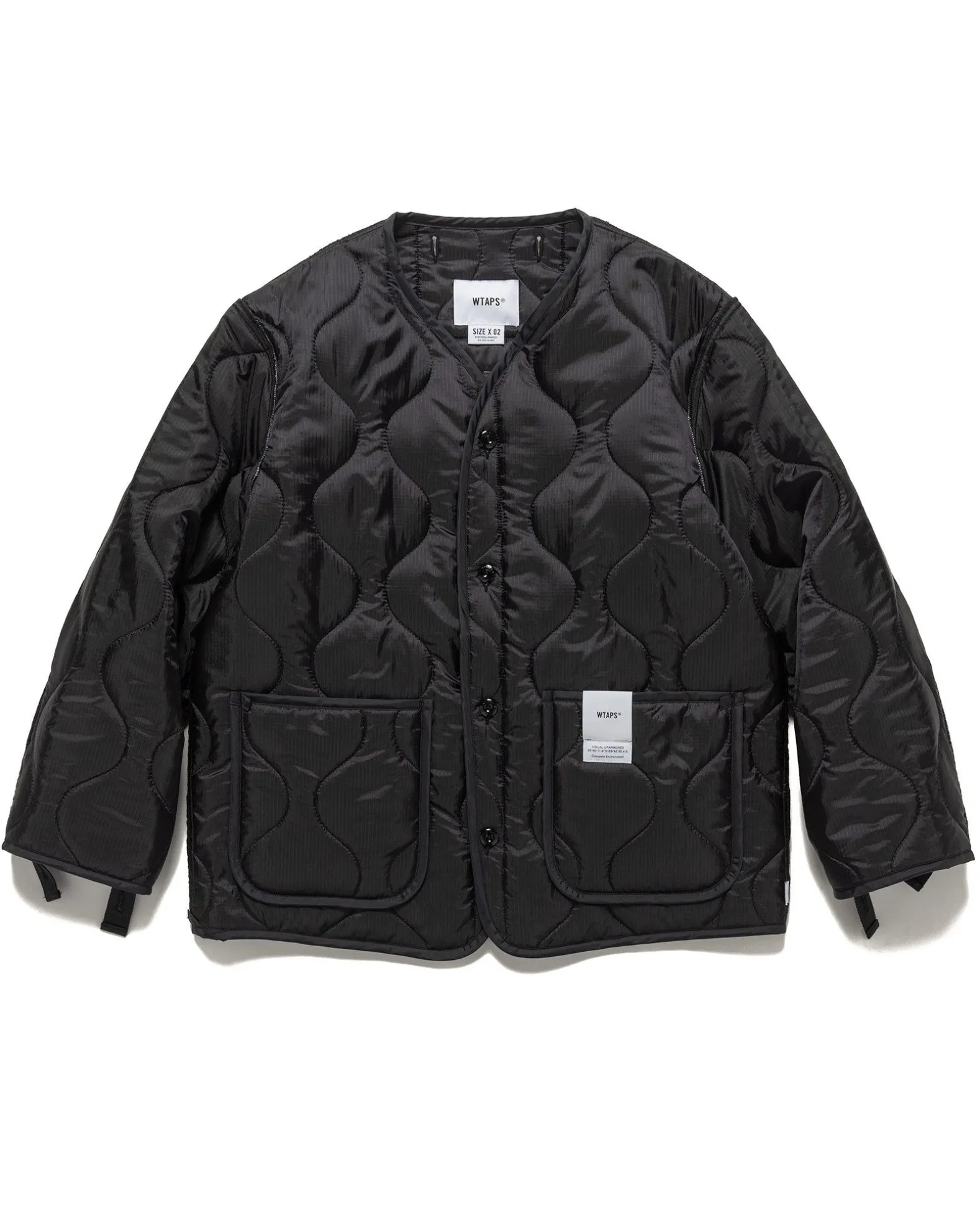 Wlj/Jacket/Nylon. Ripstop. Vv Black