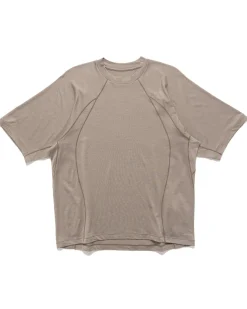 Wool T-Shirt Grey Beige