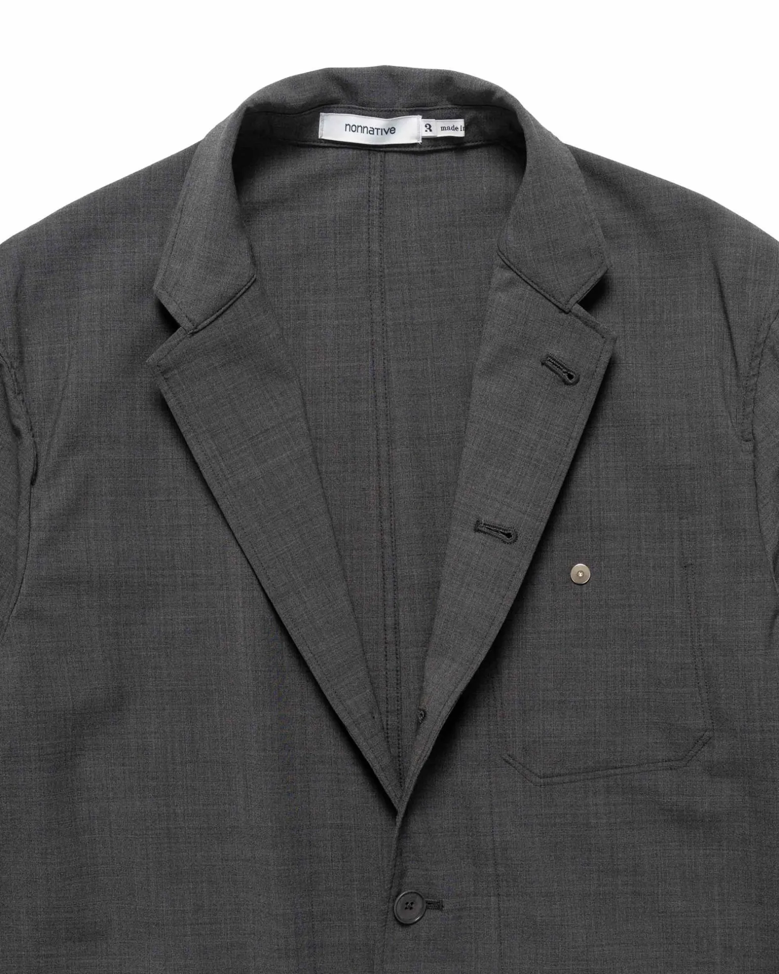 Worker 5B Jacket P/W/Pu Tropical Cloth Charcoal