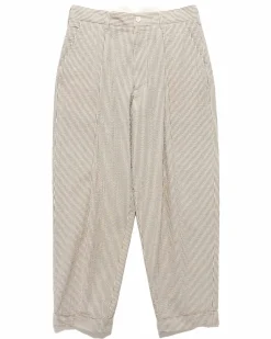 Wp Pant Cotton Seersucker Natural
