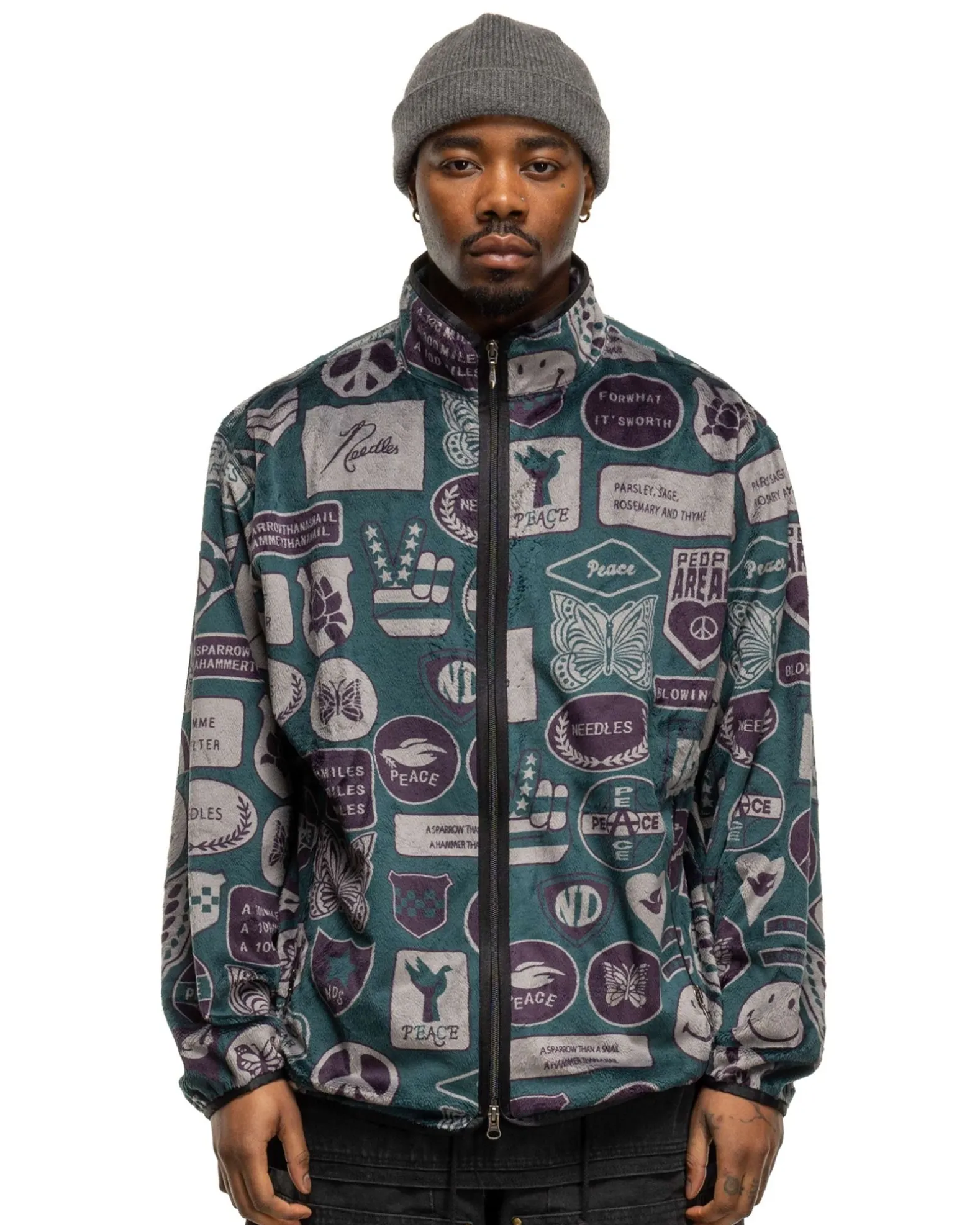 W.U. Piping Jacket-Micro Fur Patch
